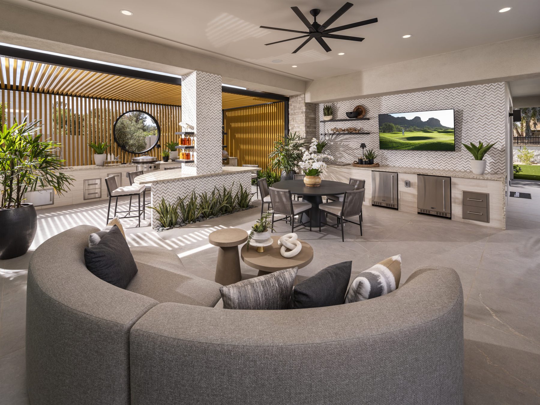 Merion Grove outdoor living room
